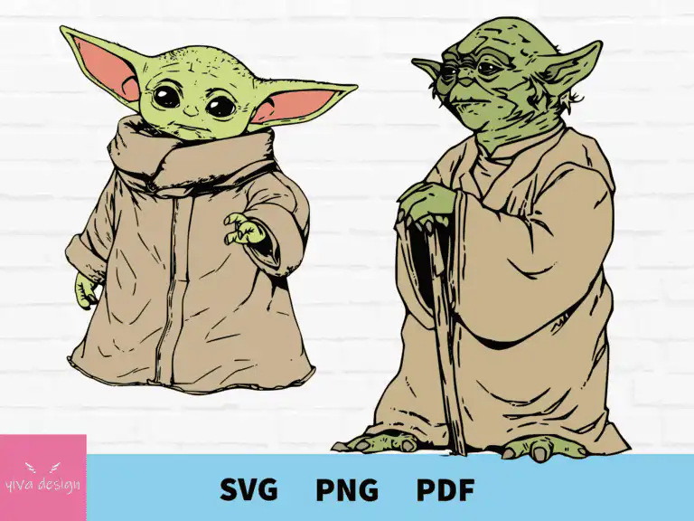 Baby Yoda Svg
