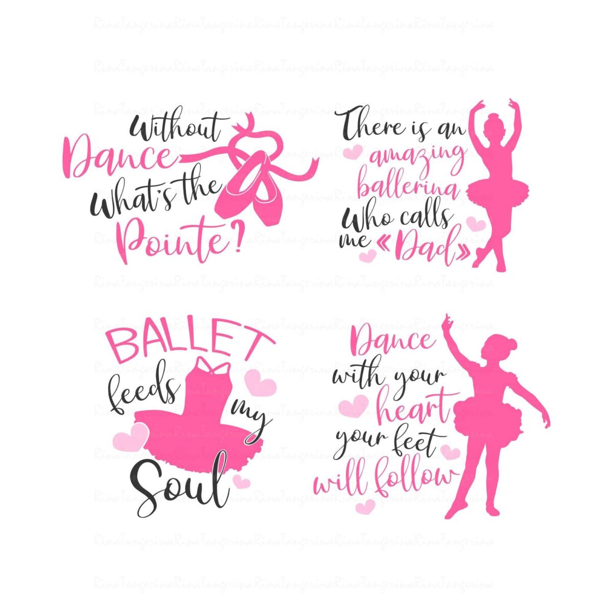 Ballet Svg Ballerina Svg Girls Ballet Pointe Svg Dance Svg Png Dxf