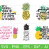 Be A Pineapple Stand Tall And Wear A Crown Svg