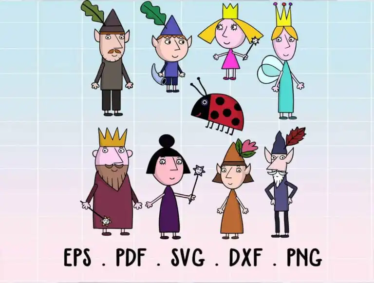 Ben And Holly Little Kingdom Svg Bundle