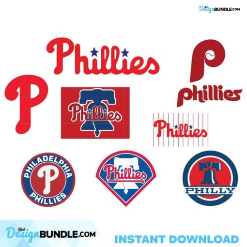 Philadelphia Phillies SVG, Png., MLB Svg, Bundle Svg, Svg Files, Svg ...