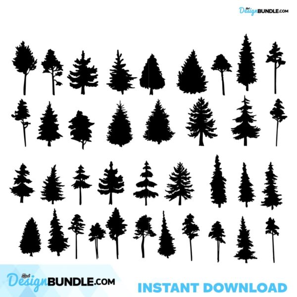 tree-bundle-svg-tree-silhouette-svg-pine-tree-svg-tree-clipart