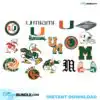 university-of-miami-college-football-bundle-um-hurricanes-college