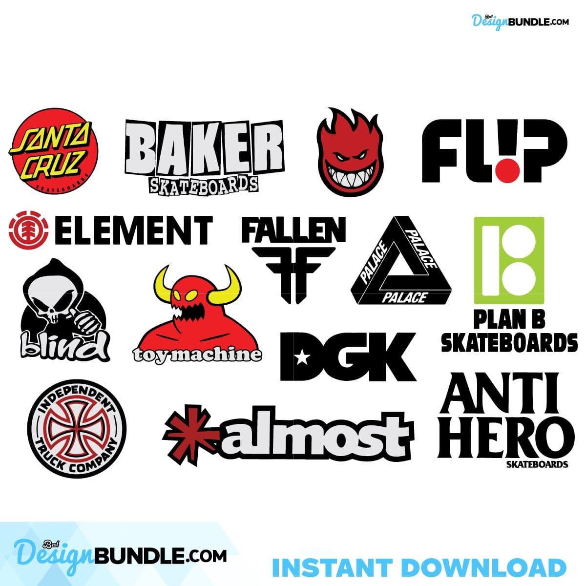 Skateboard Brand Logo SVG PNG DXF EPS Bundle SVG Svg Files Svg Skateboard Brand Logo SVG PNG DXF EPS Bundle SVG Svg Files Svg