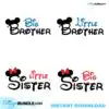 BigLittle BrotherSister Bundle SVG biglittle-brothersister-bundle-svg-set-of-four-mickey-mouse-disney