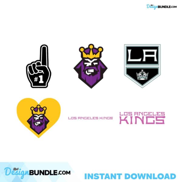 los-angeles-kings-hockey-team-hockey-logos-svg-nhl-bundle