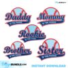first-birthday-rookie-of-the-year-baseball-family-svg-bundle