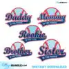 first-birthday-rookie-of-the-year-baseball-family-svg-bundle
