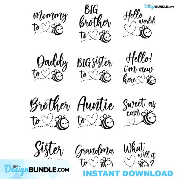 baby-bee-svg-bundle-pregnant-cut-file-maternity-mommy-daddy-brother