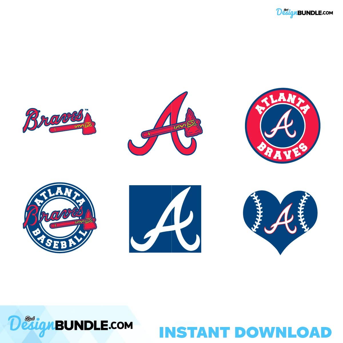 Atlanta Braves Svg Bundle Atlanta Braves Cut Files Atlanta Braves