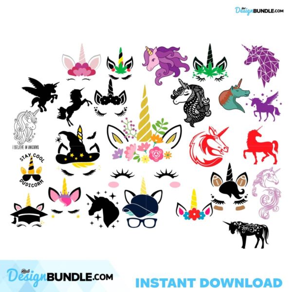 25-unicorn-svg-bundle-animal-svg-animal-lovers-svg-funny-animal