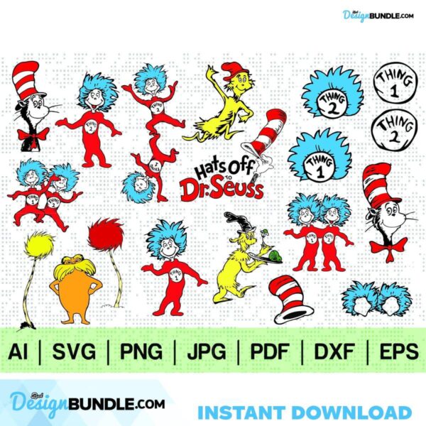 thing-1-thing-2-svg-clipart-cricut-dr-seuss-bundle-kit-digital