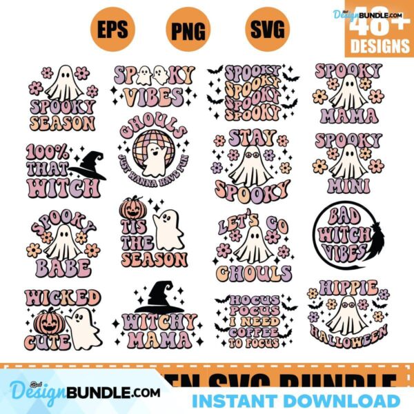 halloween-ghouls-svg-bundle-stay-spooky-hippie-halloween-hot-ghoul-svg-spooky-vibes-svg-ghost-svg-retro-halloween-svg-halloween-vibes