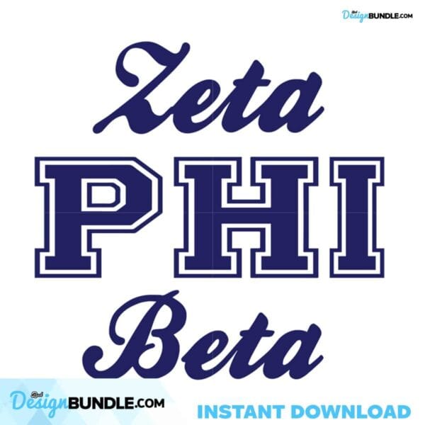 Zeta Phi Beta SVG Files For Silhouette, Files For Cricut, SVG, DXF, EPS ...