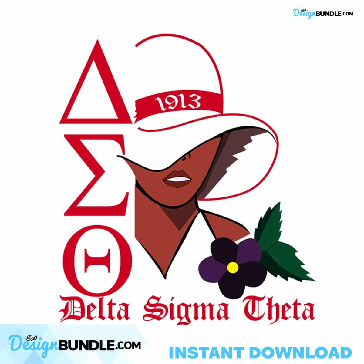 Delta Sigma Theta Sorority Svg Files For Silhouette, Files For Cricut 