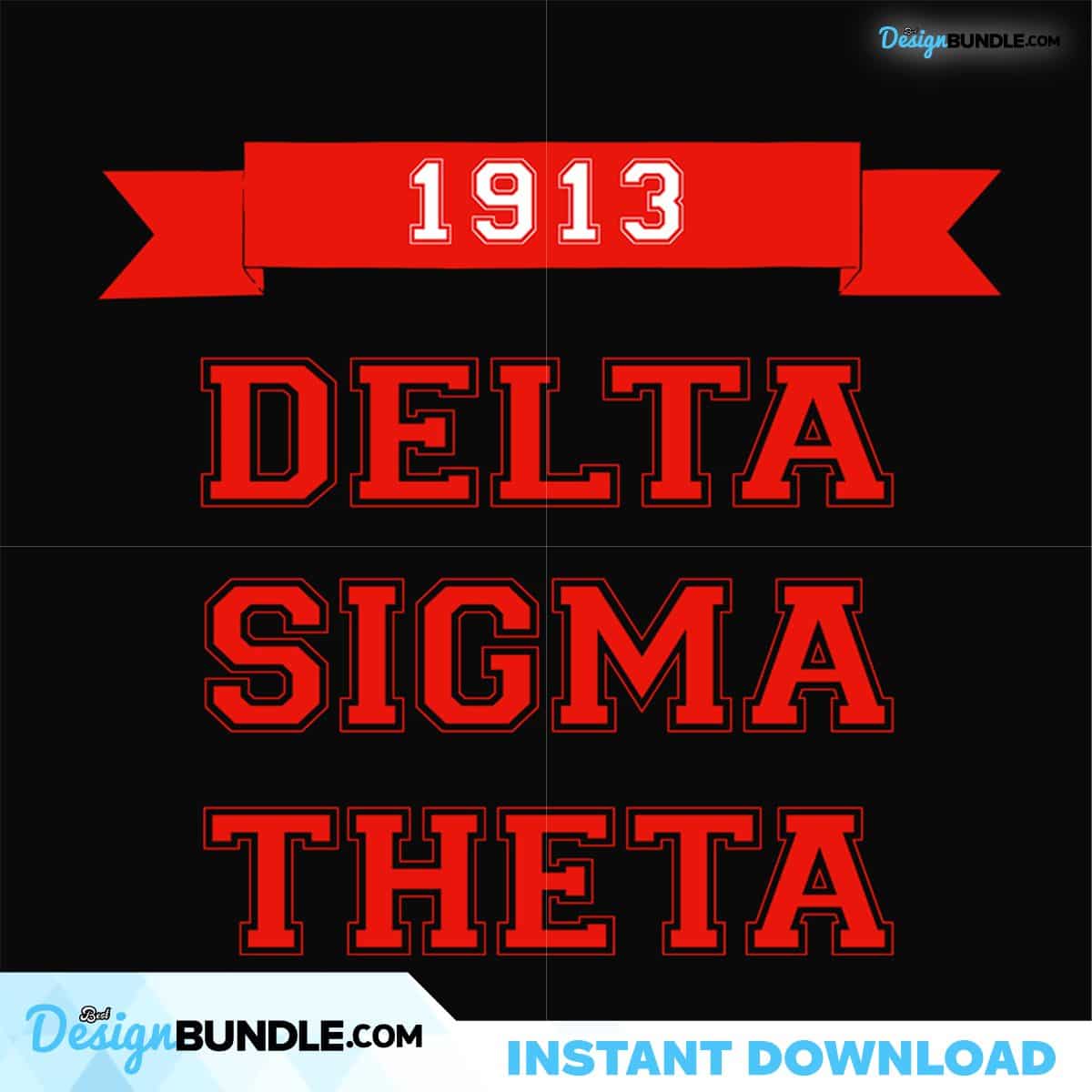 Delta Sigma Theta Sorority SVG Files For Silhouette, Files For Cricut ...