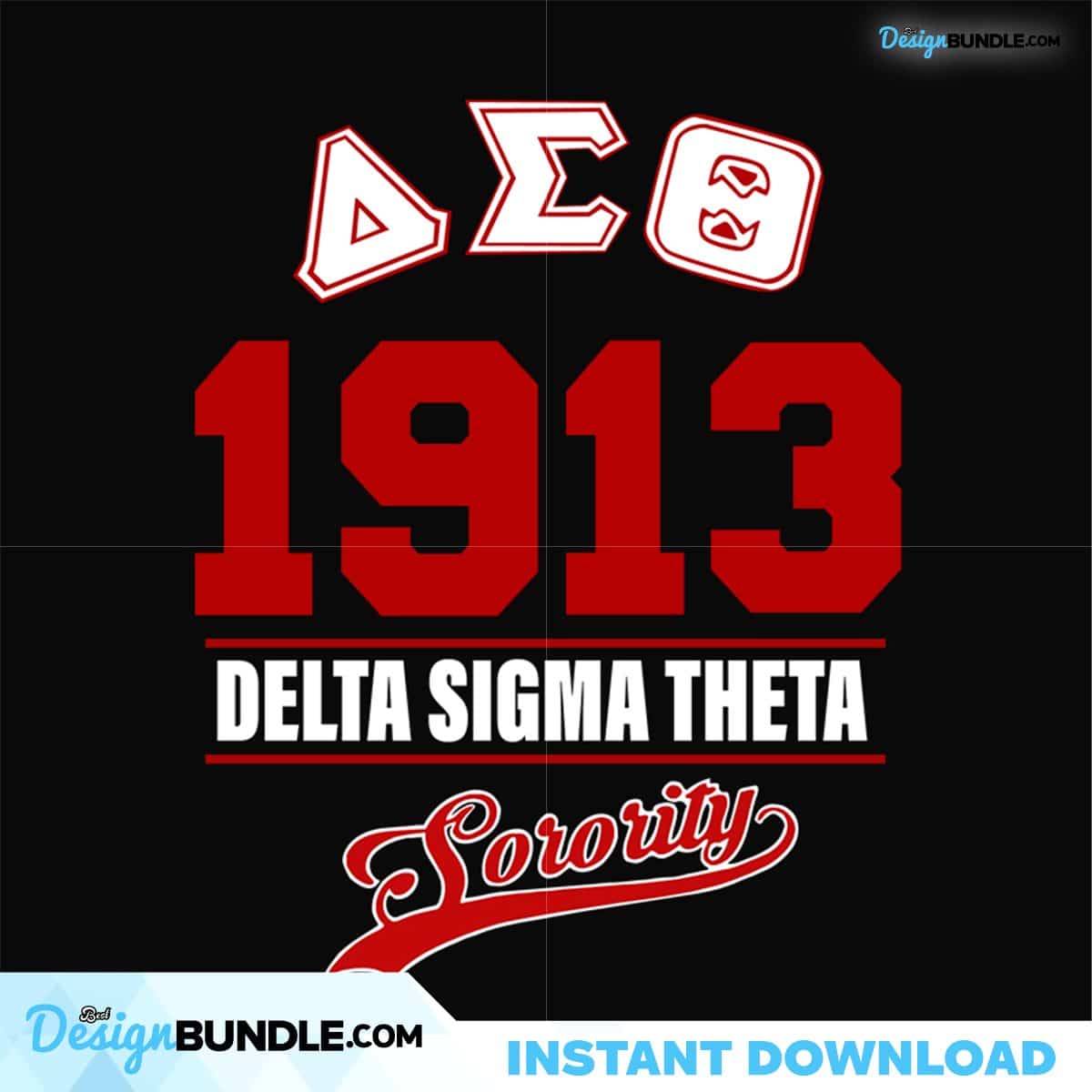 Delta Sigma Theta Sorority SVG Files For Silhouette, Files For Cricut ...