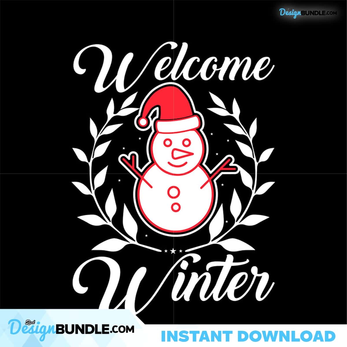 Welcome Winter Snowman Svg, Christmas Svg, Welcome Christmas Svg ...