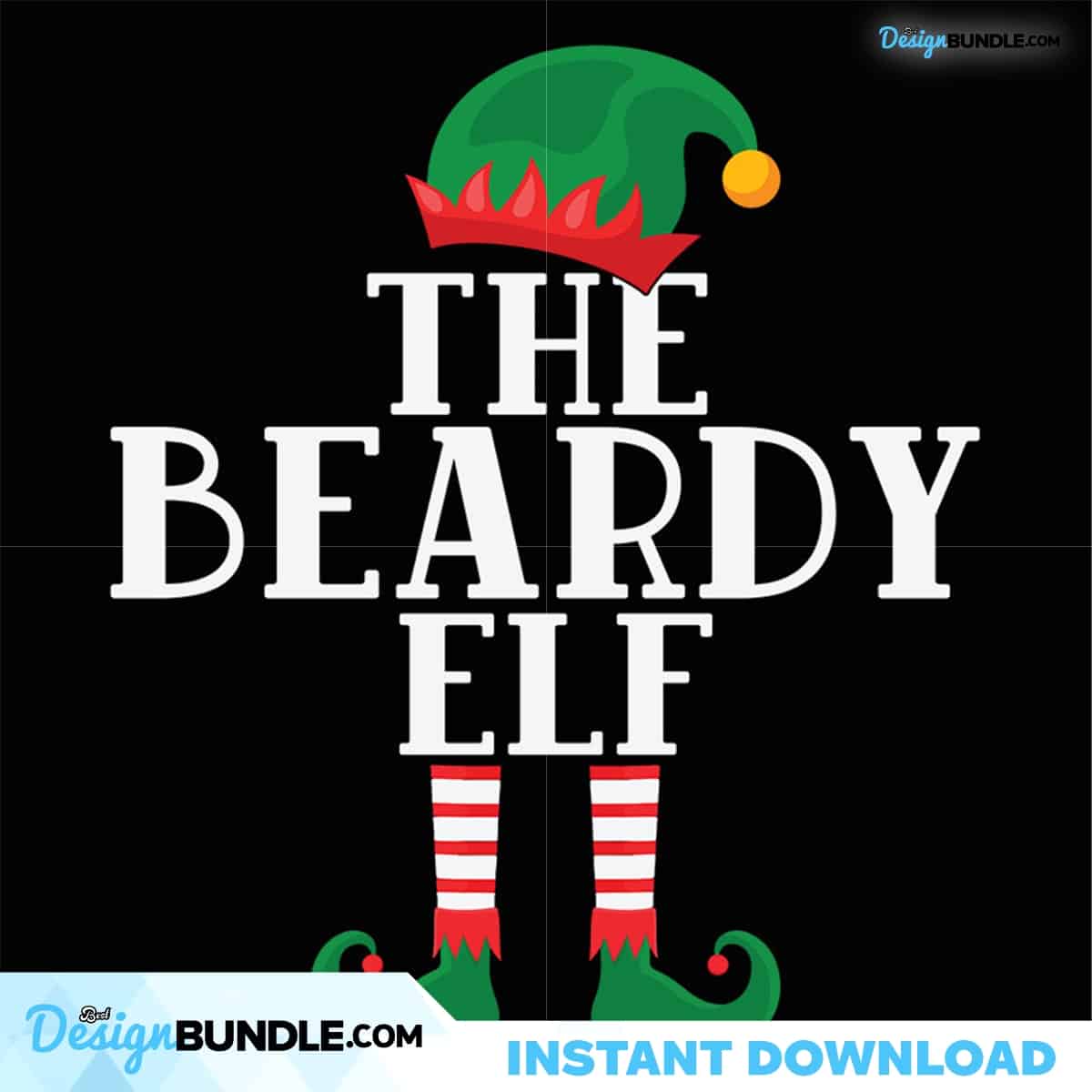 The Beardy Elf Svg, Christmas Svg, Elf Beardy Svg, Elf Svg, Beardy Svg ...