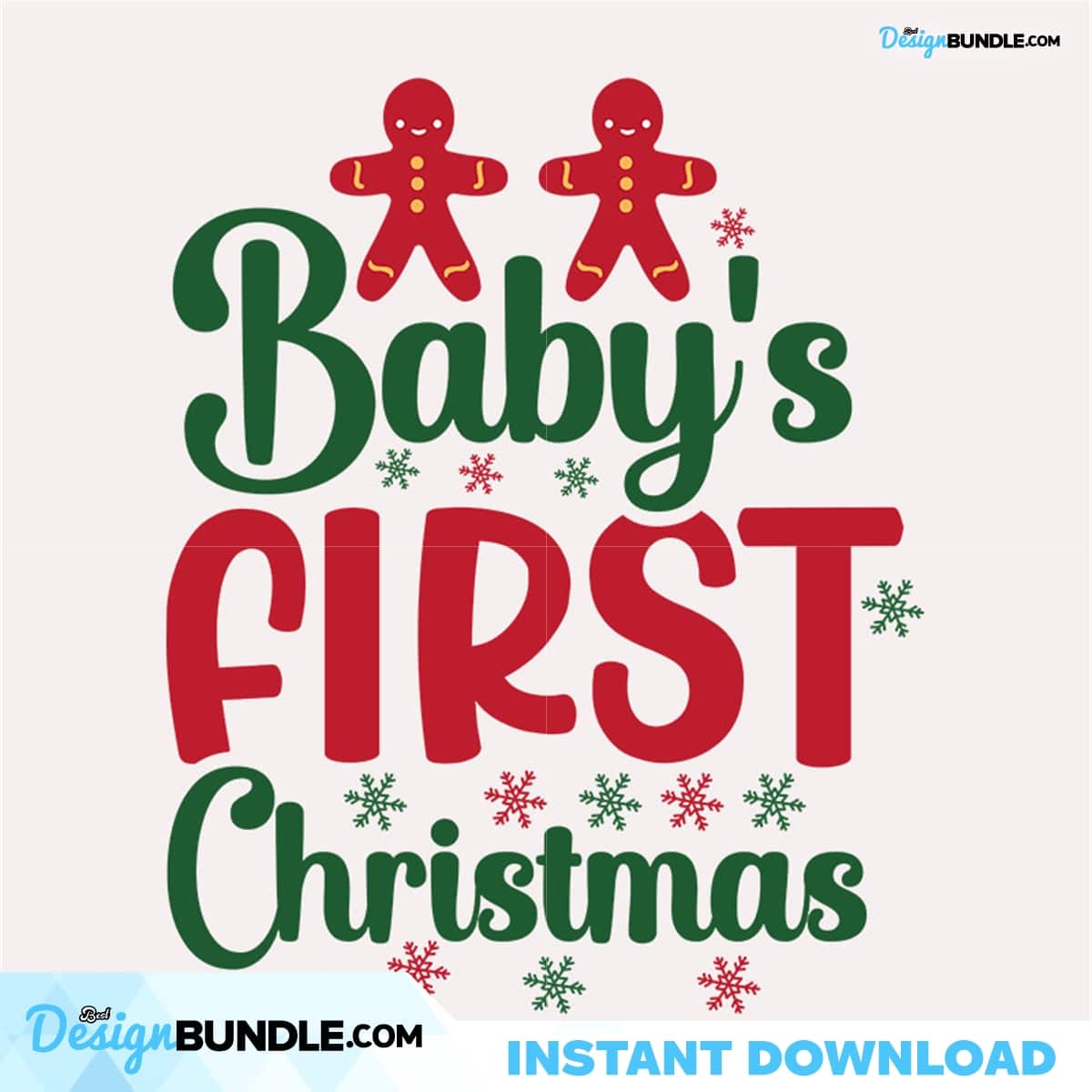 Baby First Christmas Svg Christmas Svg Gingerbear Svg Christmas Baby Svg Bestdesignbundle