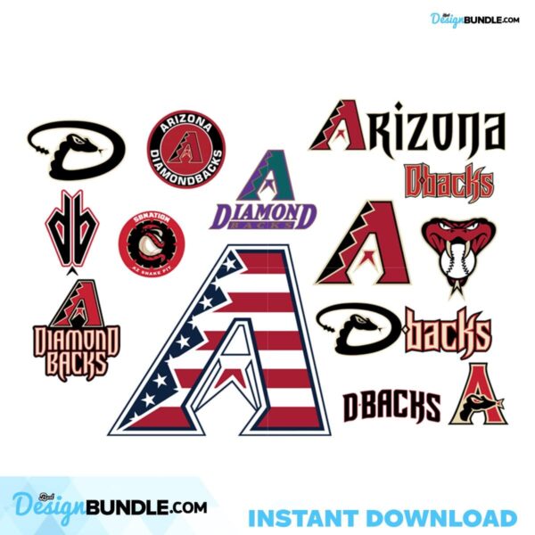 Arizona Diamondbacks Logo Team Svg, Sport Svg, Sport Logo Team Svg ...