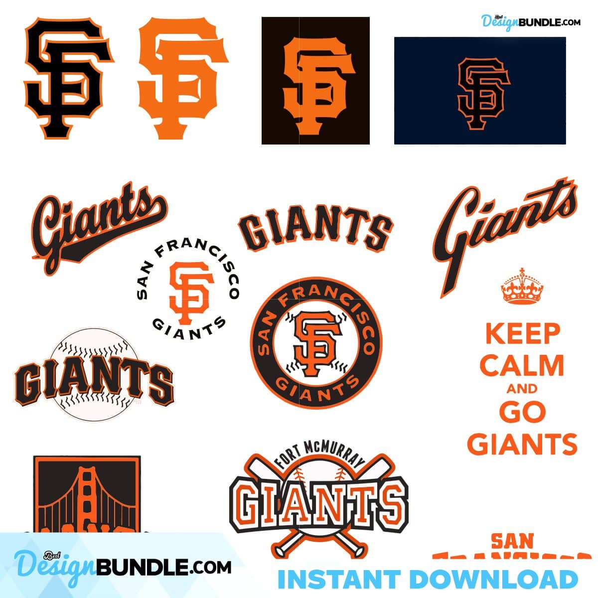 San Francisco Giants Logo Bundle File Svg, Sport Svg, Sport Logo Svg ...