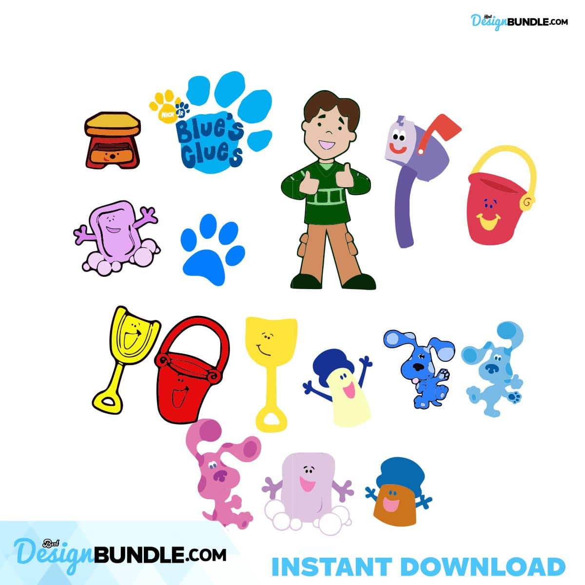 Blues Clues Bundle Svg, Trending Svg, Blues Clues Svg, Blues Clues Dog ...