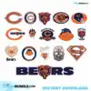 Chicago Bears Svg Bundle, Bears Svg, Chicago Bears Logo