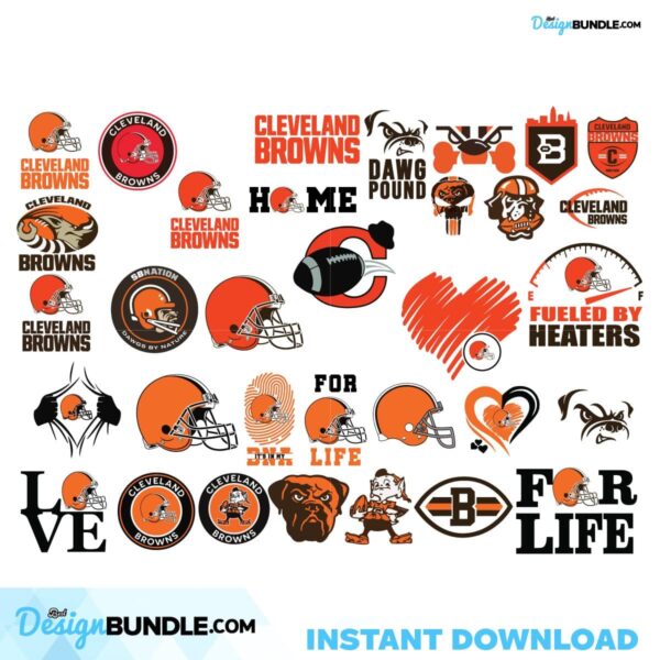 Cleveland Browns Svg Bundle, Browns Svg, Cleveland Browns Logo