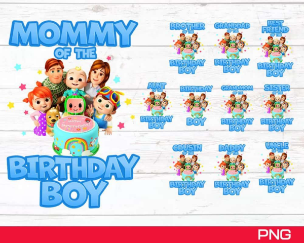 Birthday Boy Cocomelon Png, Cocomelon Kids Png, Cocomelon Png,