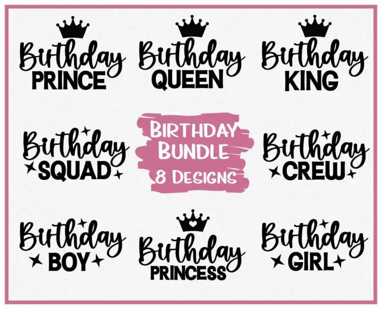 Birthday Bundle Svg