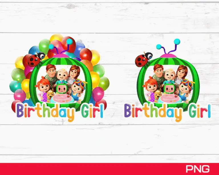 Birthday Girl Cocomelon Png