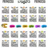 Birthday Princess Svg Birthday Princess Svg Birthday Princess Family Bundle Svg Birthday Hnfv2 100x100