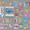 Birthday Shark Bundle Svg, 1St Birthday Svg, Baby Shark Svg, Daddy