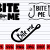Bite Me Svg, Bite Me Cut File, Bite Me Design Svg