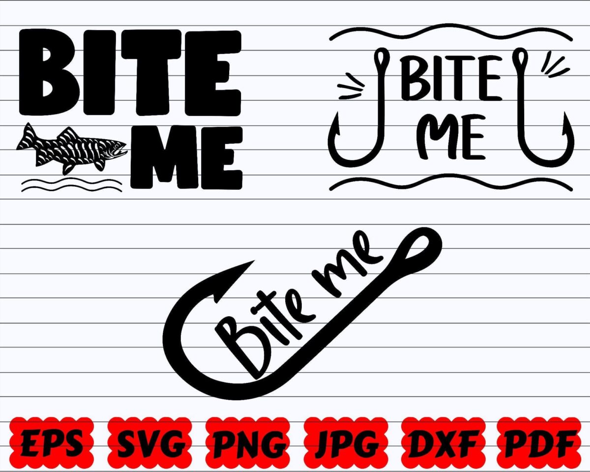 Bite Me Svg, Bite Me Cut File, Bite Me Design Svg Instant Download ...