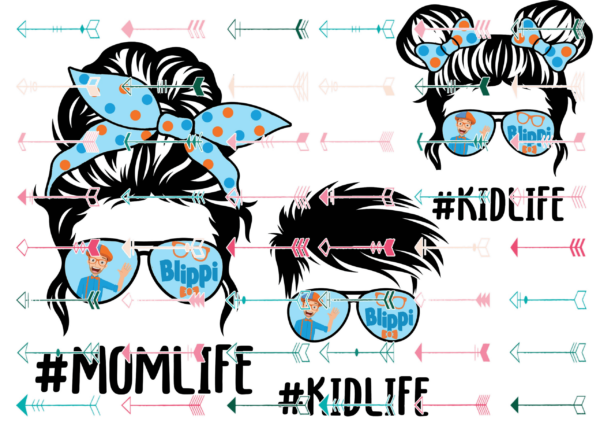 Blippi Family Bundle Digital Download Png File, Trending Bundle Svg