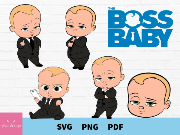 Boss Bay Svg, Boss Bay Bundle Svg, Boss Baby Cut File For Criuct