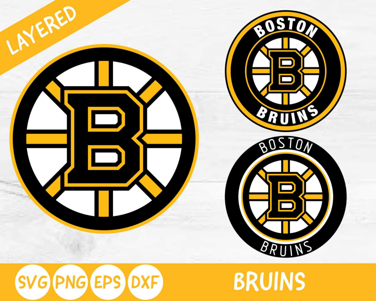 Boston Bruins Logo Svg, Nhl Svg, Hockey Cut File For Cricut, Boston
