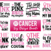 Breast Cancer Svg Bundle, Breast Cancer Svg, Pink Ribbon Svg, Hope