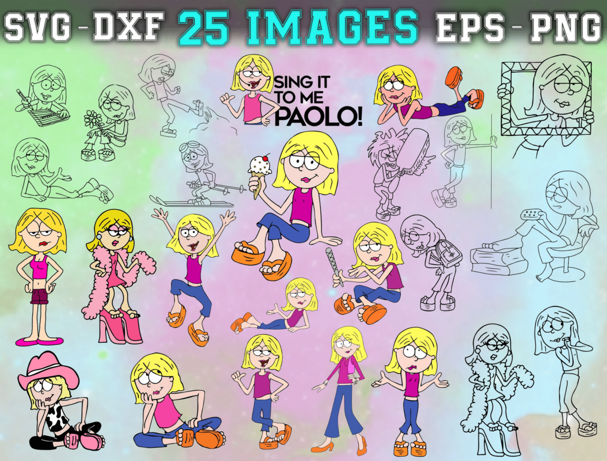 Bundle 25 Cartoon Svg Bundle, Silhouette Cut Files, Clipart, Svg