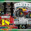Bundle 38 Monster Truck Png Boy Monster Truck Birthday Png Matching Ossnw 100x100