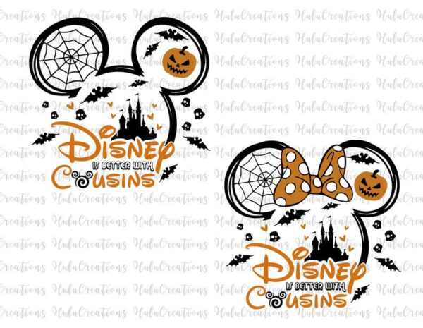 Bundle Halloween Cousin Crew Svg Graphic Designs Files