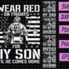 bundle i wear red red on fridays for my son until he comes home svg taqoy