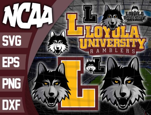Bundle Logo Loyola Ramblers Svg, Trending Svg Files,