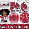Bundle Ncaa Random Vector Ball State Cardinals Svg,