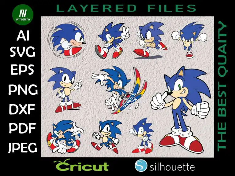 Bundle Sonic Svg