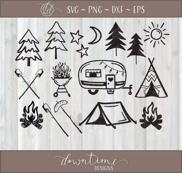 Camping Bundle Svg