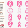Cancer Earring Svg Cancer Earring Dxf Faux Earring Cut Files Cancer