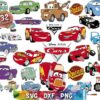 cars svg cars disney svg bundle mcqueen svg disney svg bvtwa